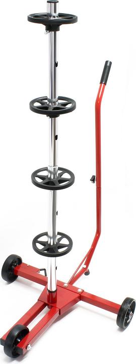 Actual product image Wiltec Movable Tire stand / Rim tree for personal vehicles Tires up to 225 mm