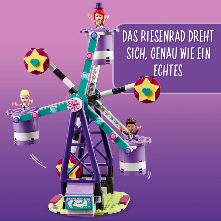 Immagine prodotto LEGO La Ruota panoramica e lo scivolo magici (41689, LEGO Friends)