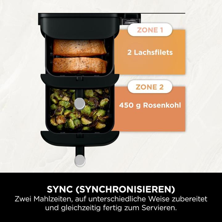 Productafbeelding Ninja Heteluchtfriteuse met dubbele stapel, 7,6 liter