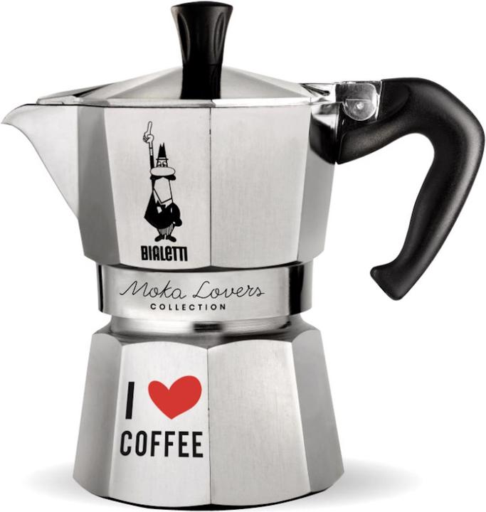 Actual product image Bialetti Espresso pot I love Coffee (3 T.)