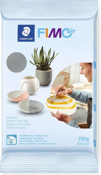 Produktbild Fimo air Modelliermasse, lufth„rtend, grau, 250 g