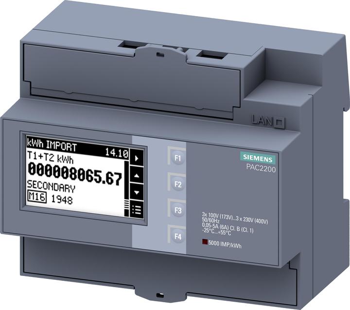 Produktbild Siemens SENTRON PAC2200 DIN rail power monitorin