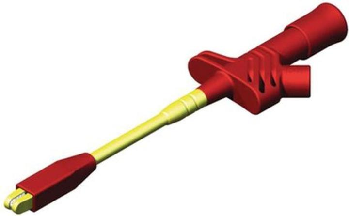 Image du produit Hirschmann Test & Measurement Pince de sécurité KLEPS 2800, 4 mm, rouge