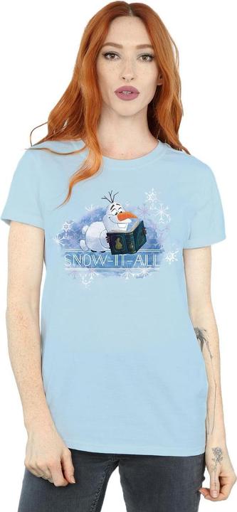 Immagine prodotto Disney Frozen 2 Olaf Snow It All Maglietta Ampia Donna (M)