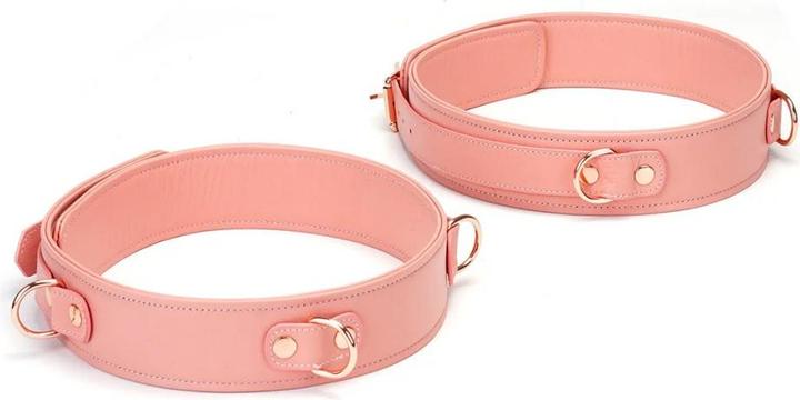 Actual product image Liebe Seele Pink Dream - Leather thigh cuffs