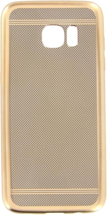 Actual product image OEM Silicone Case Classy Samsung S7 Edge gold (Samsung Galaxy S7 Edge)