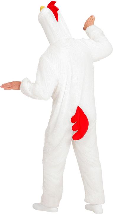 Image du produit Widmann Costume de poulet en peluche Combinaison avec capuche adulte (M/L)