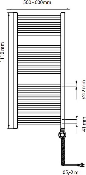 Produktbild Bosch Home Comfort Badheizkörper (500 W)
