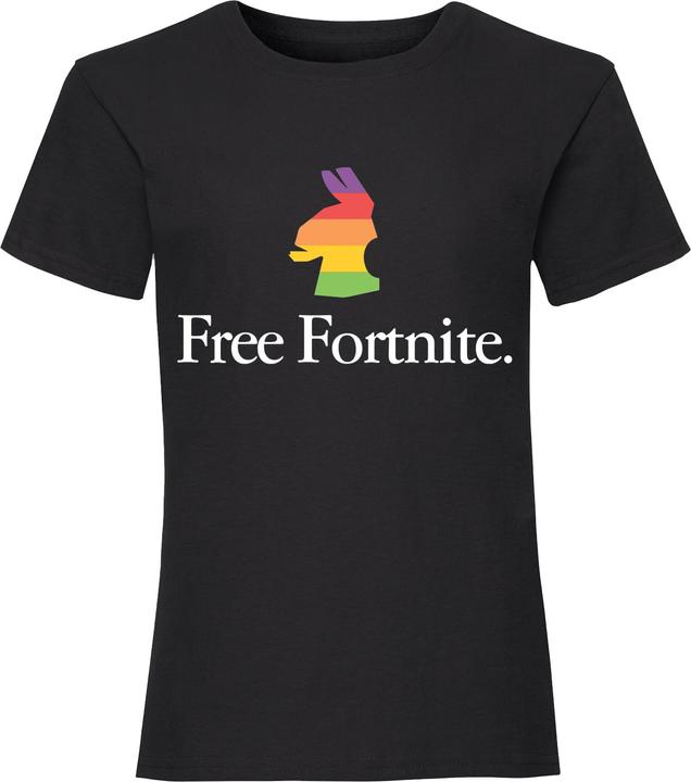 Produktbild Free Fortnite Rainbow TShirt Mädchen (116)