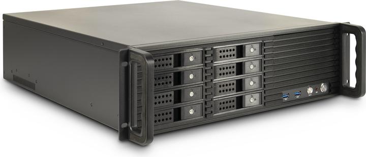 Actual product image Intertech Inter-Tech 48.3cm IPC 3U-3508 3HE STORAGE o.PSU