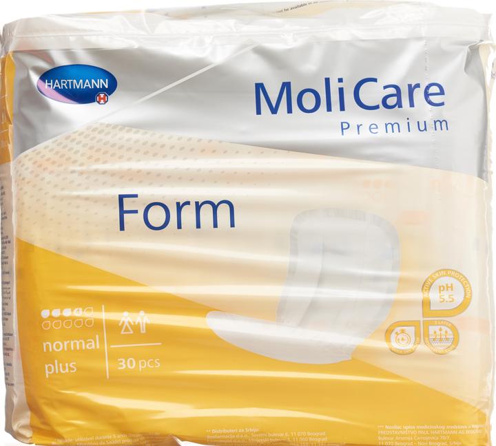 Produktbild MoliCare Form normal plus Inkontinenz Einlage (30 x, Normal)
