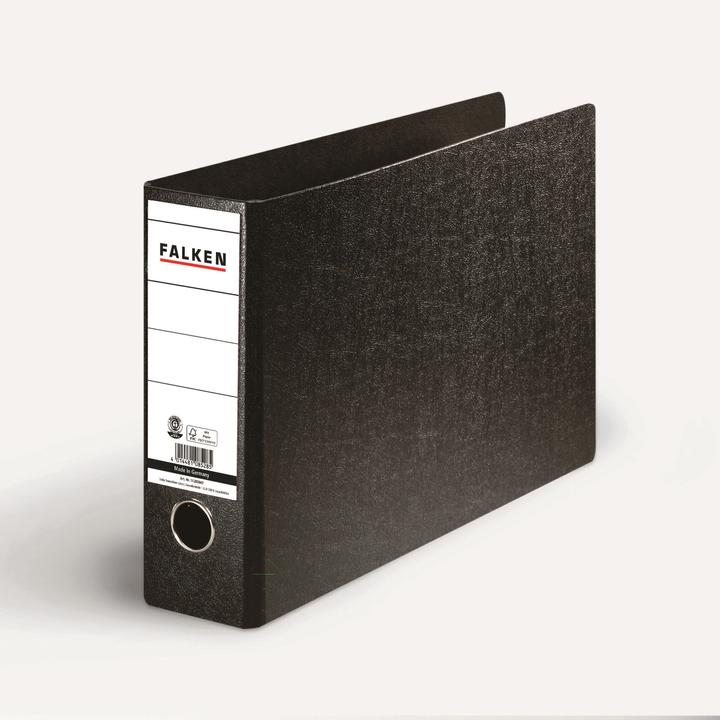 Produktbild Falken Mappe 80mm DIN A4 quer Material: Hartpappe Material der Laminierung aussen: Hartpappe Material (A4, Quer, 80 mm, 1 Stück)