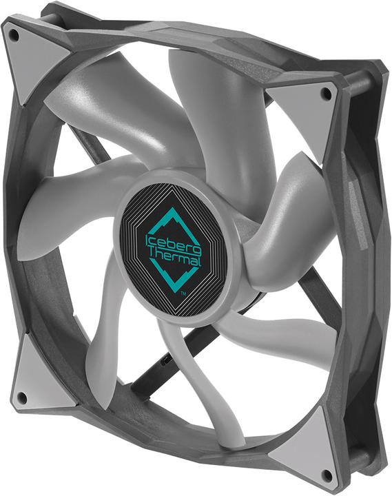 Produktbild Iceberg Thermal IceGALE Xtra Computergehäuse Ventilator 14 cm Grau 1 Stück(e) (140 mm, 1 x)