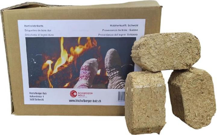 Produktbild Bischofberger Holz Schweizer Hartholzbriketts Buche 15kg (15 kg)