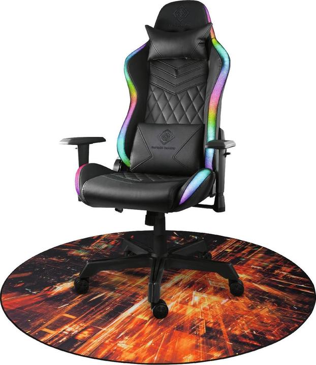 Actual product image Deltaco GAMING GAM-126 Chair pad for gaming and office chairs to protect the floor (L x W x (110 x 110 cm)