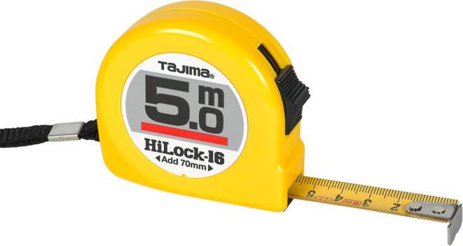 Image du produit Tajima Rollmeter HI-LOCK 16 jaune