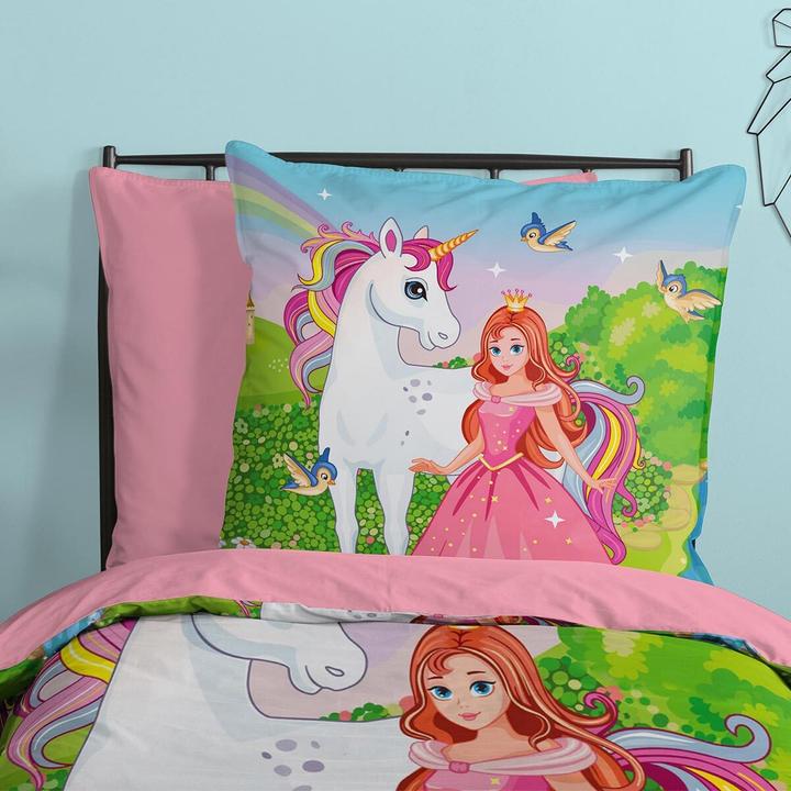 Produktbild Good Morning Bettwäsche Fairytale multi (Bettwäsche Set, 135x200 cm + 80x80 cm)