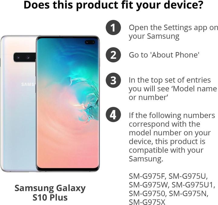 Produktbild RPD Samsung Galaxy S10+ / S10 Plus - Airpillow transparent (Samsung Galaxy S10+)