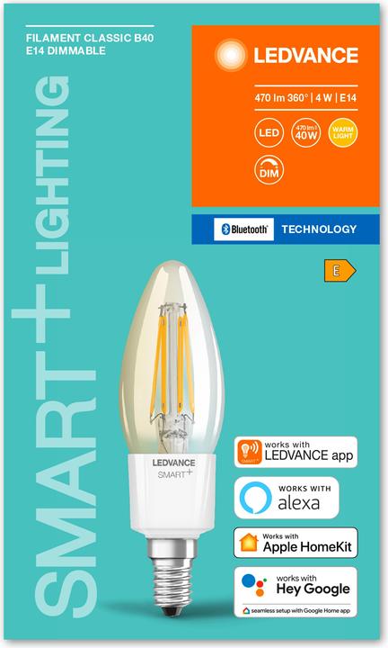 Actual product image Ledvance Smart Candle 40 (E14, 4 W, 470 lm, 1 x, E)