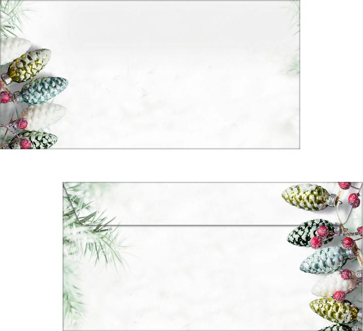 Produktbild Sigel W'Umschlag Christm.Garl.C6/5 (DL, 1 x)