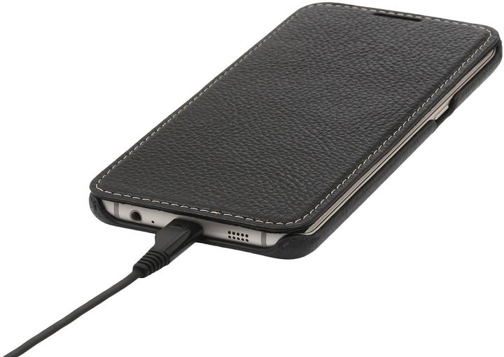 Actual product image StilGut Book Type Case without Clip for S6 Edge+, black (Samsung Galaxy S6 Edge+)