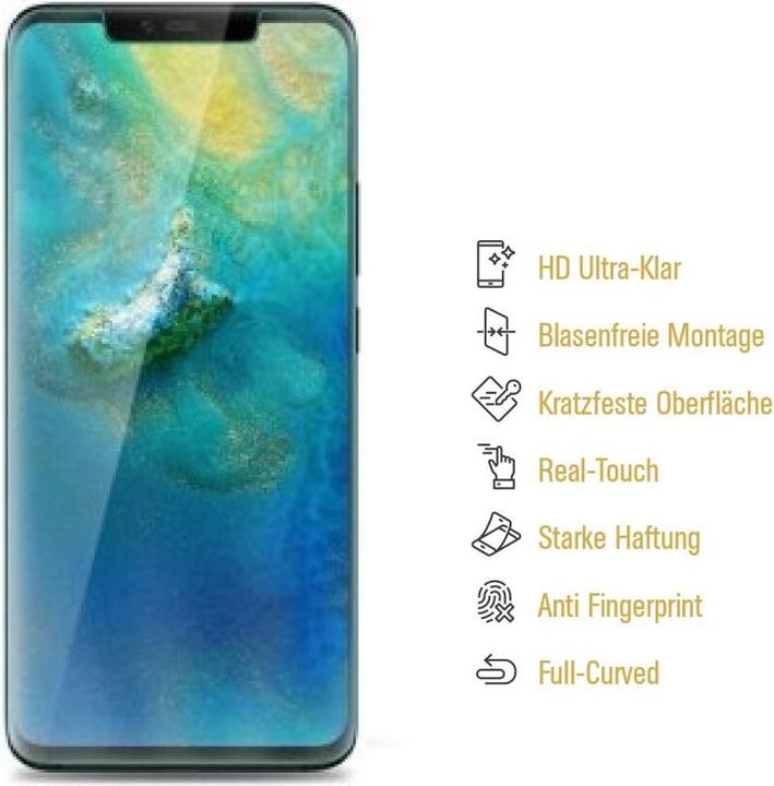 Actual product image Protectorking 2x Panzerfolie Anti-Shock HD Klar (1 Piece, Mate 20 Pro)