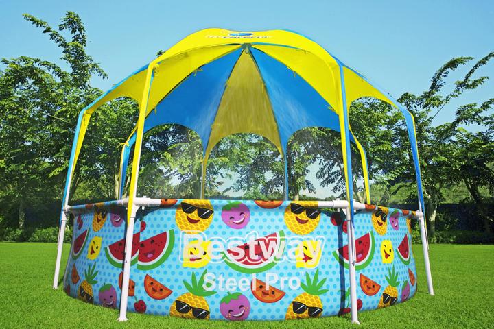 Actual product image Bestway Steel Pro Pool with UV sun protection
