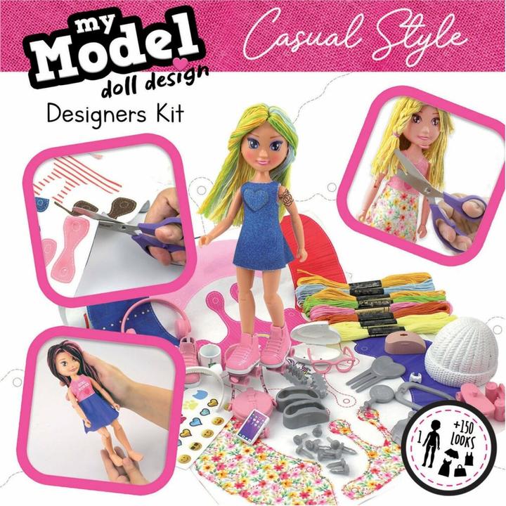 Immagine prodotto Educa 19171 Puzzle per bambini Disegna la tua bambola in stile casual per bambini dai 6 anni in su