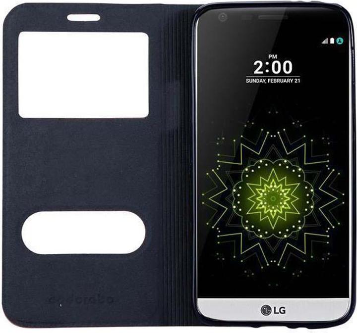 Produktbild Cadorabo Book mit View Doppelfenster Cover (LG G5)