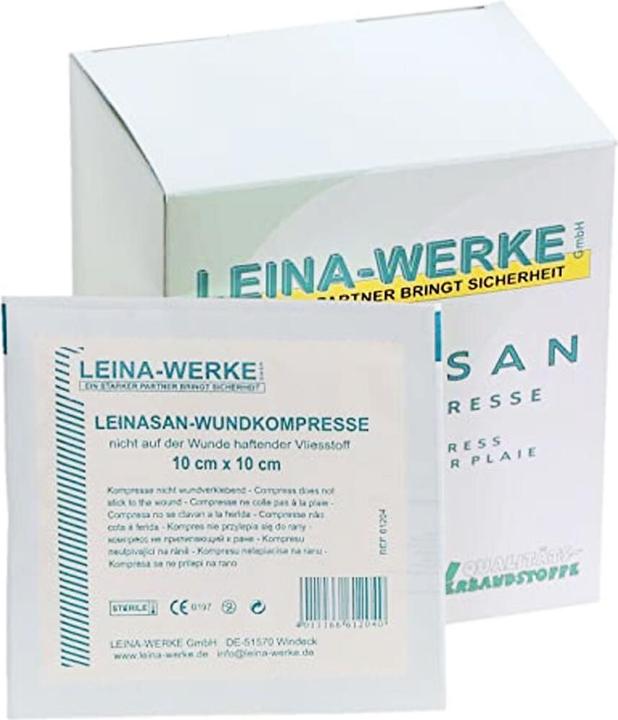Leina Wundkompressen steril 6 cm x 10 cm / einzeln