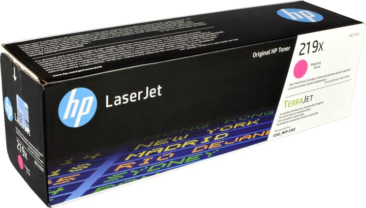 Image du produit HP Toner magenta grande capacité LaserJet authentique 219X, 2500 pages, Magenta, 1 pièce(s) (M)
