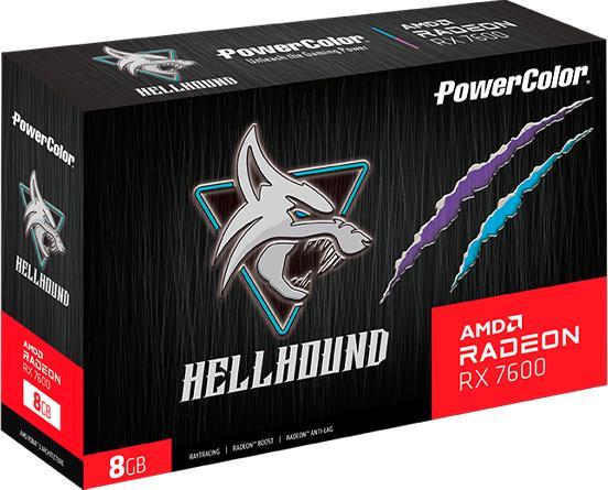 Produktbild Powercolor RX 7600 Hellhound (8 GB)