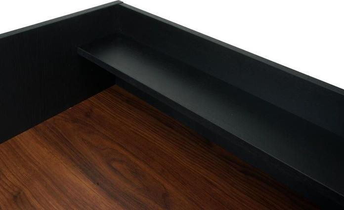 Immagine prodotto Mendler Scrivania HWC-J79, 120x50x99cm legno metallo, aspetto noce