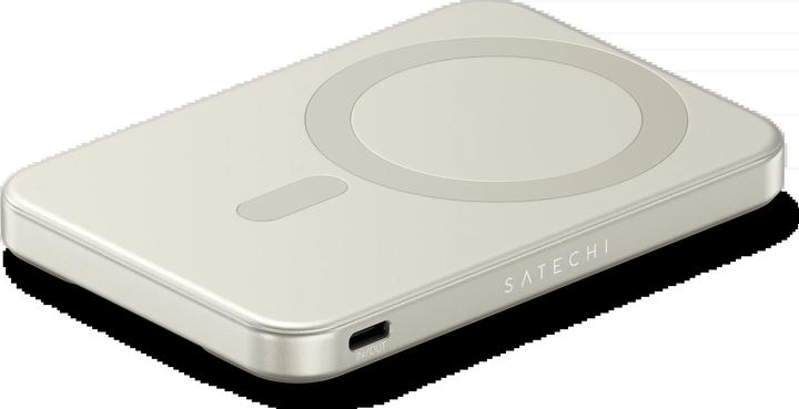 Actual product image Satechi OntheGo Magnetic Qi2 Powerbank Stand 5000 mAh Sand (5000 mAh, 15 W)