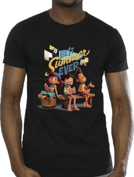 Actual product image Disney Mens Luca Best Summer Ever T-Shirt (3XL)