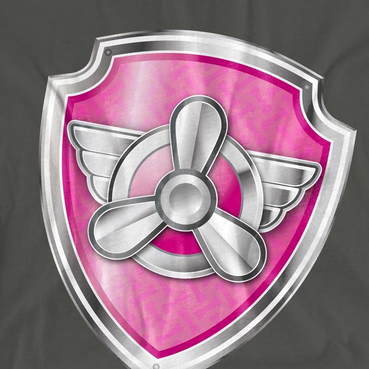 Actual product image Paw Patrol Unisex Adult Skye Badge T-Shirt (L)