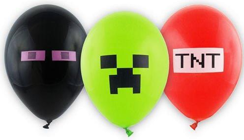 Actual product image Gemar TNT MINECRAFT balloon