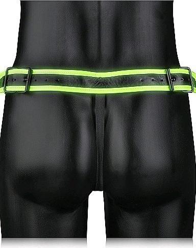 Image du produit Ouch! Striped Jock Strap - GitD/Black - L/XL (XL)