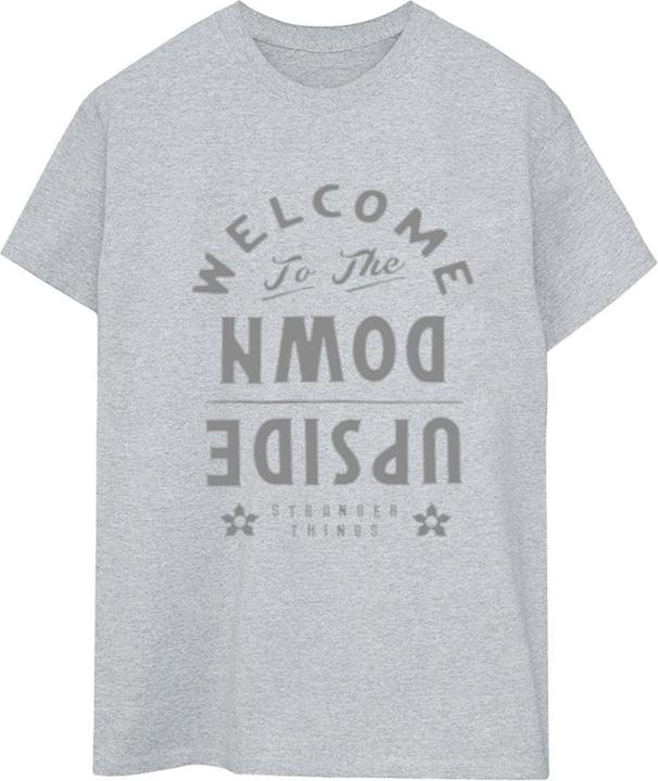 Immagine prodotto Netflix Stranger Things Welcome To Upside Down Maglietta Ampia Donna (XXL)