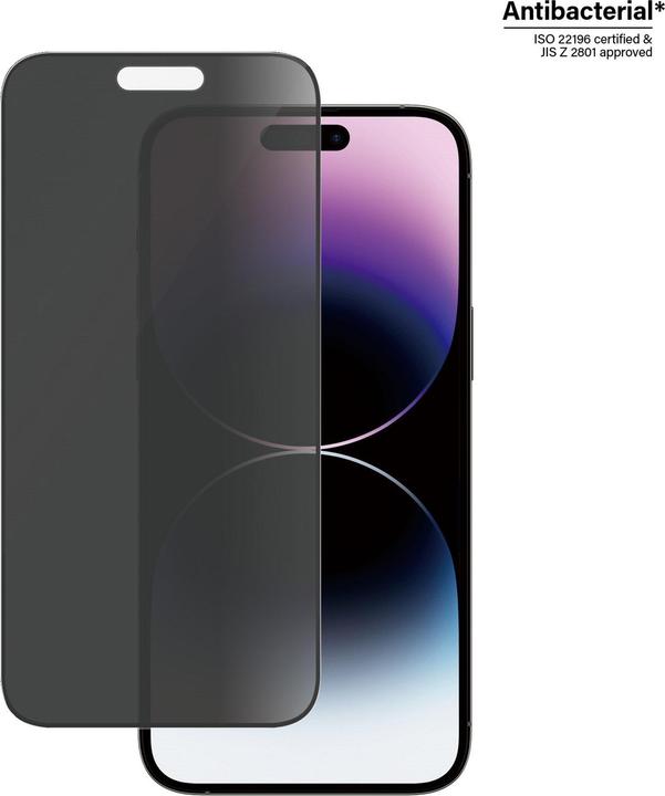 PanzerGlass Ultra Wide Fit Privacy (1 Stück, Apple iPhone 14 Pro Max)