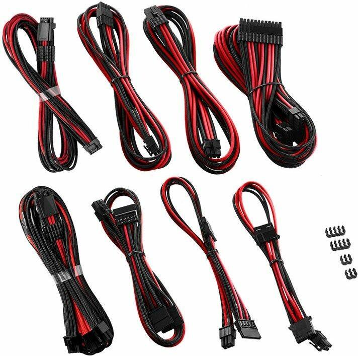 Image du produit CableMod RT-Series Pro ModMesh 12VHPWR Dual Cable Kit pour ASUS/Seasonic - noir/rouge