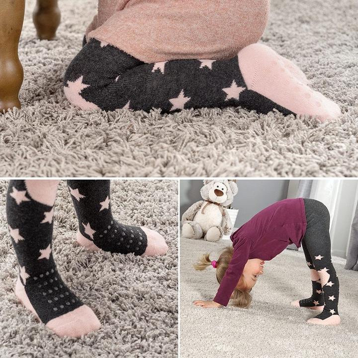 Image du produit La Loona LaLoona Collants pour bébé Collants à enfiler - Étoiles Rose - (74/80)