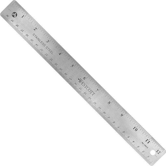 Immagine prodotto Westcott Righello in metallo (300 mm)