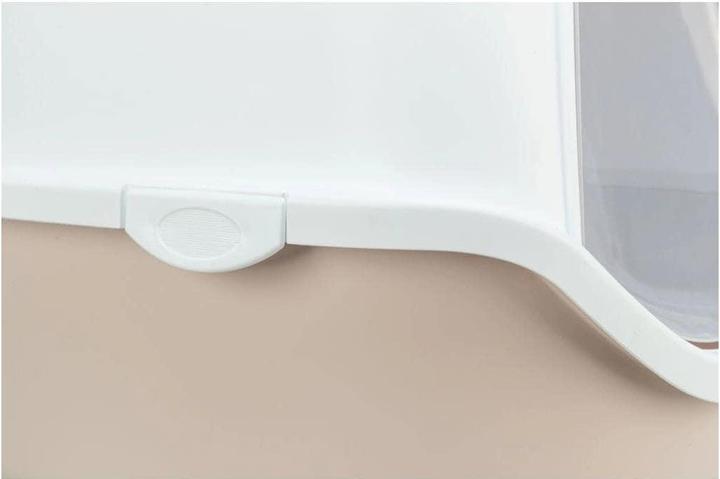 Produktbild Trixie Katzentoilette Vico mit Haube, Beige/Weiss (Katzenklo geschlossen)