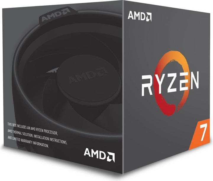 Actual product image AMD Ryzen 7 2700X (AM4, 3.70 GHz, 8 -Core)