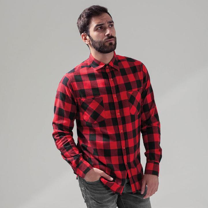 Produktbild Build Your Brand Karo Flanell Hemd (M)