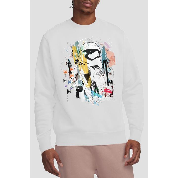 Actual product image Star Wars Unisex Adult Stormtrooper Abstract Sweatshirt (XXL)