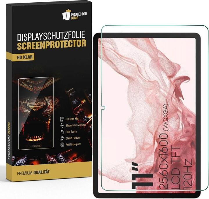 Actual product image Protectorking 4x Premium screen protector 3D CLEAR (4 Piece, Galaxy Tab S8)