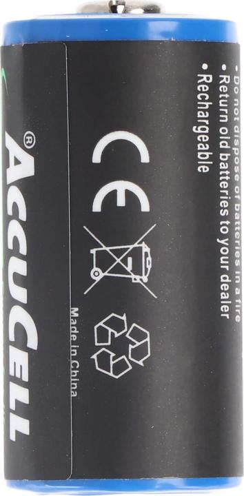 Produktbild AccuCell Akku CR123A (1 Stk., CR123A, 500 mAh)