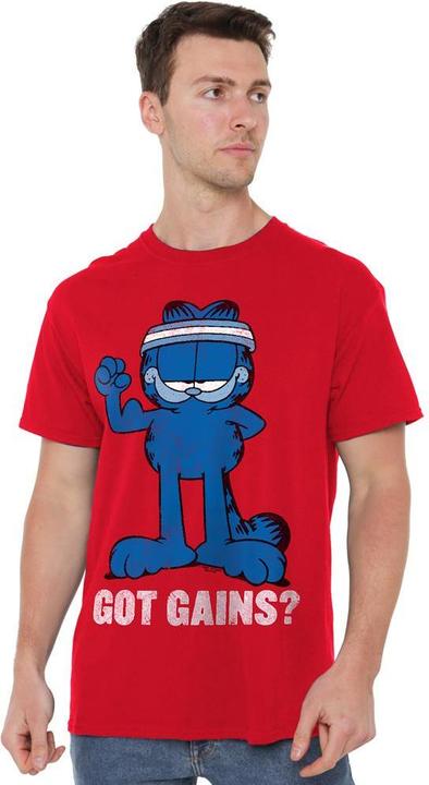 Actual product image Garfield Mens Got Gains T-Shirt (4XL)